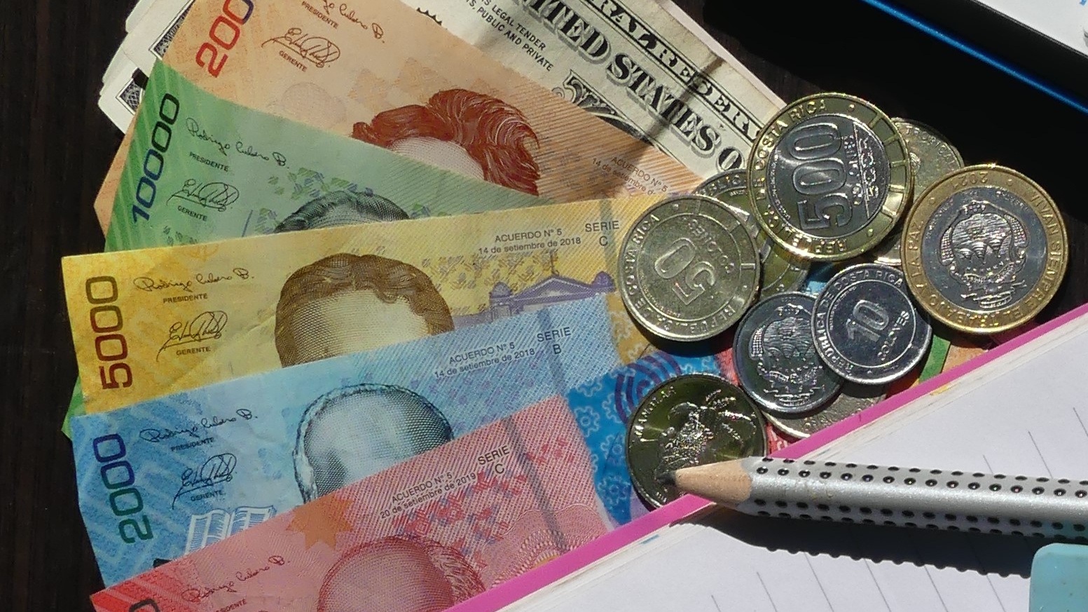costa rica, monnaie